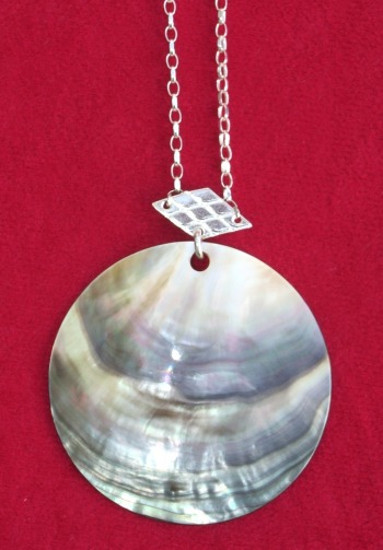 Paua shell pendant
